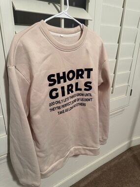 SHORT GIRLS Graphic Sweatshirt